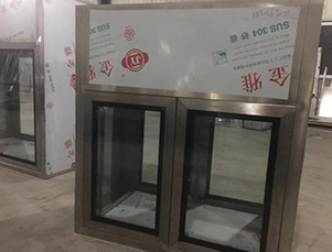 上海嵌入式门双开门传递窗